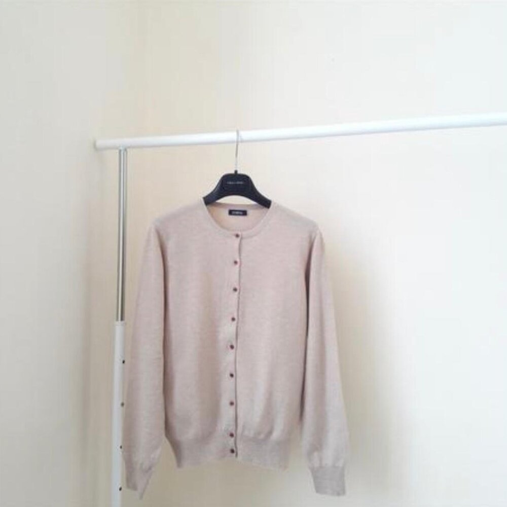Malo Cashmere Beige Cardigan XS, S